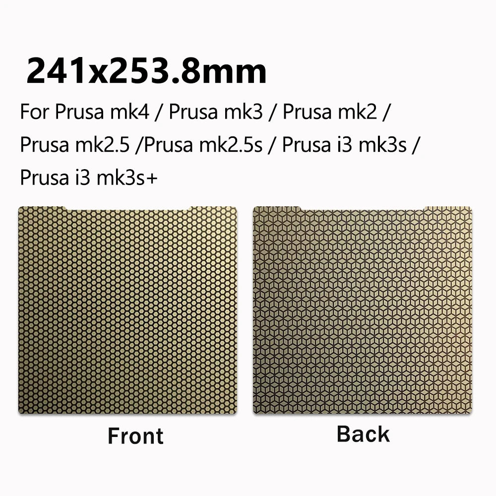 P2S Honeycomb PEI kobra s1 Build Plate For Bambulab Build Plate Anycubic Kobra 3 AD5M AD5X Creality K1 K1C MK4S Heatbed