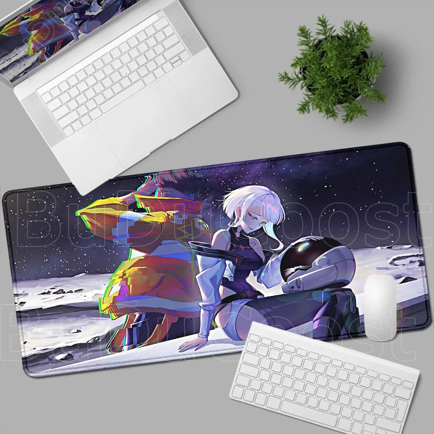 HD Printing New Wallpaper C_cyberpunk E_edgerunners Mouse Pad Non-slip Mousepad Computer Gamer LockEdge Desk Mat PC Keyboard Mat