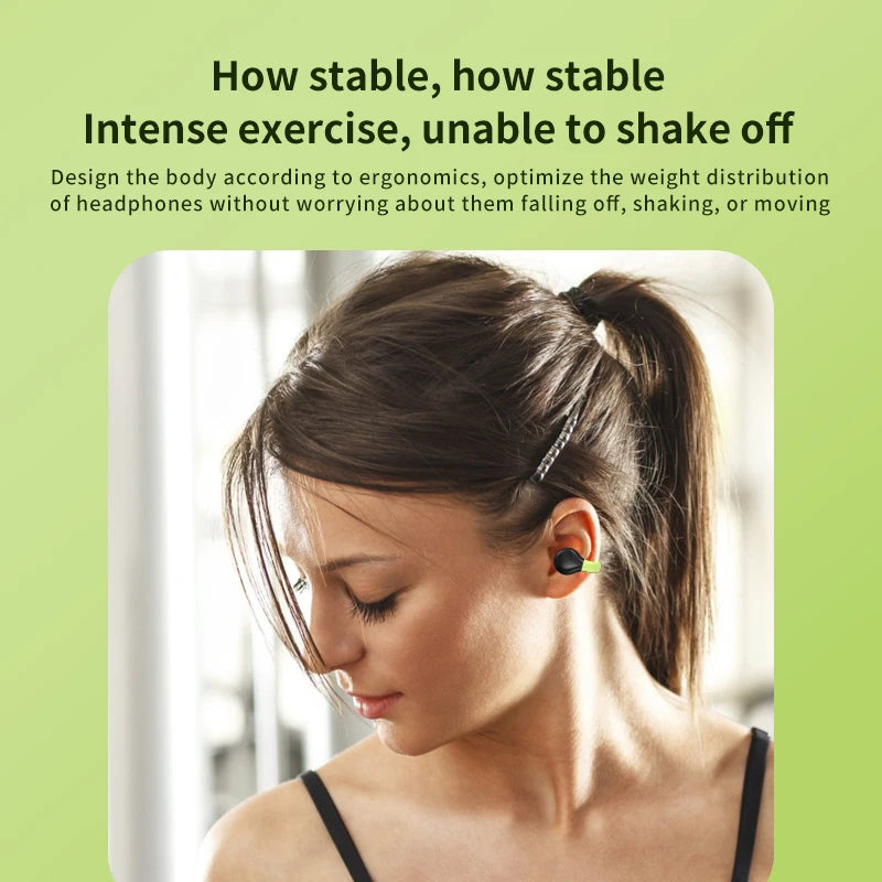 Wireless ear clip earphones AX10 non-in-ear open V5.3 binaural OWS super long standby sports and fitness universal headphones