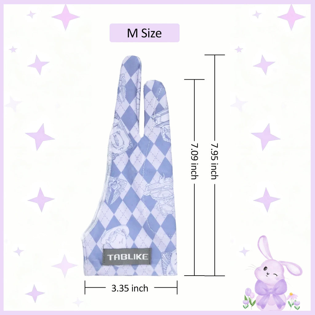 Three-layer Non-slip Glove for iPad/Graphics Drawing Tablet HUION /WACOM/XP-PEN, Drawing Glove for sketching Paiting Art Student