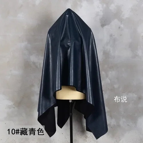 PU Soft Leather Fabric Artificial Leather Waterproof Micro Elastic Clothing Bag Designer Cloth Apparel Diy Sewing