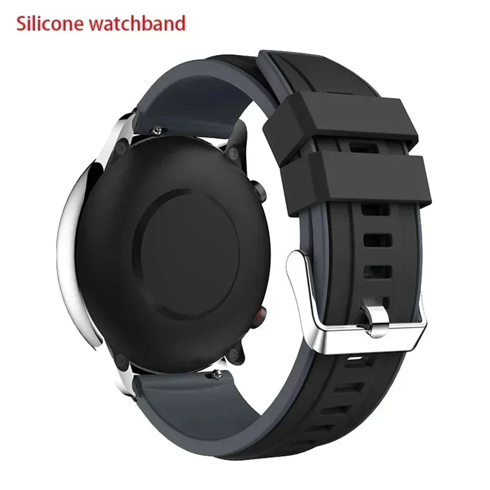 Silicone Breathable Band For Fossil gen 6 44mm Gen6 5 5e/Gen 5 LTE 45mm Strap Bracelet Replacement 20mm 22mm Sports Accessorie