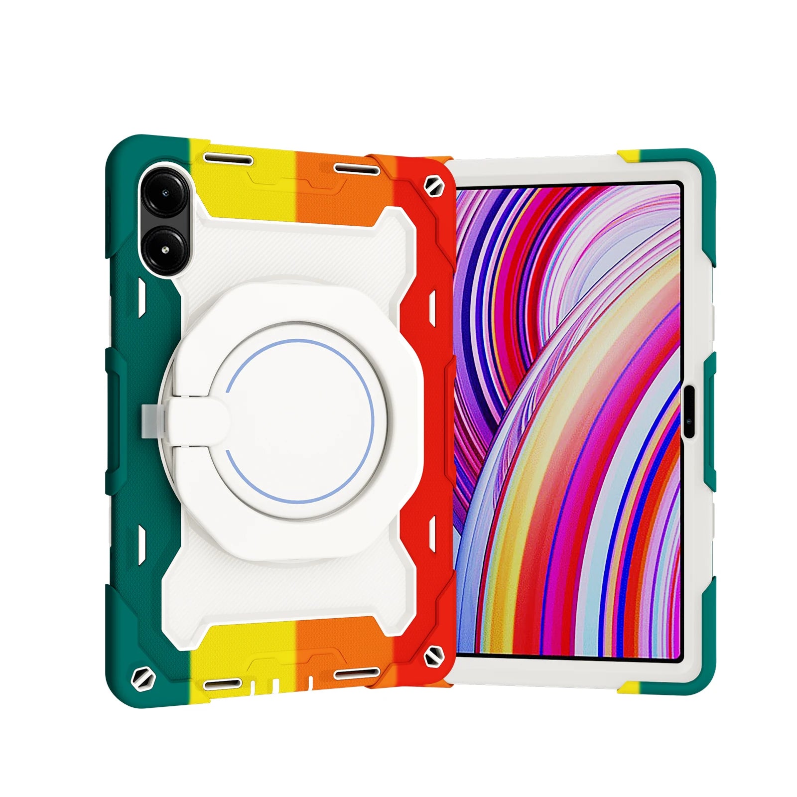 For Xiaomi Redmi Pad 2 11 2025 SE Mini 8.7 Pro 12.1 SE 11 10.61 Xiaomi MiPad 7 11.2 5 6 Pro 12.4 inch 360 Rotating Armor Case