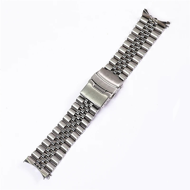 3 Styles 22mm Diving Steel Metal Strap For Duro Mdv107-1A MDV106-1A Watch Wristband Bracelet Watchband Replacement Parts