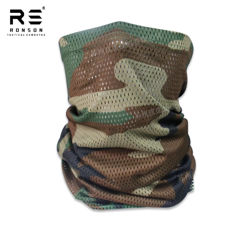 Men's Summer Lightweight Outdoor Cycling Sunscreen Face Mask, Integrated Scarf