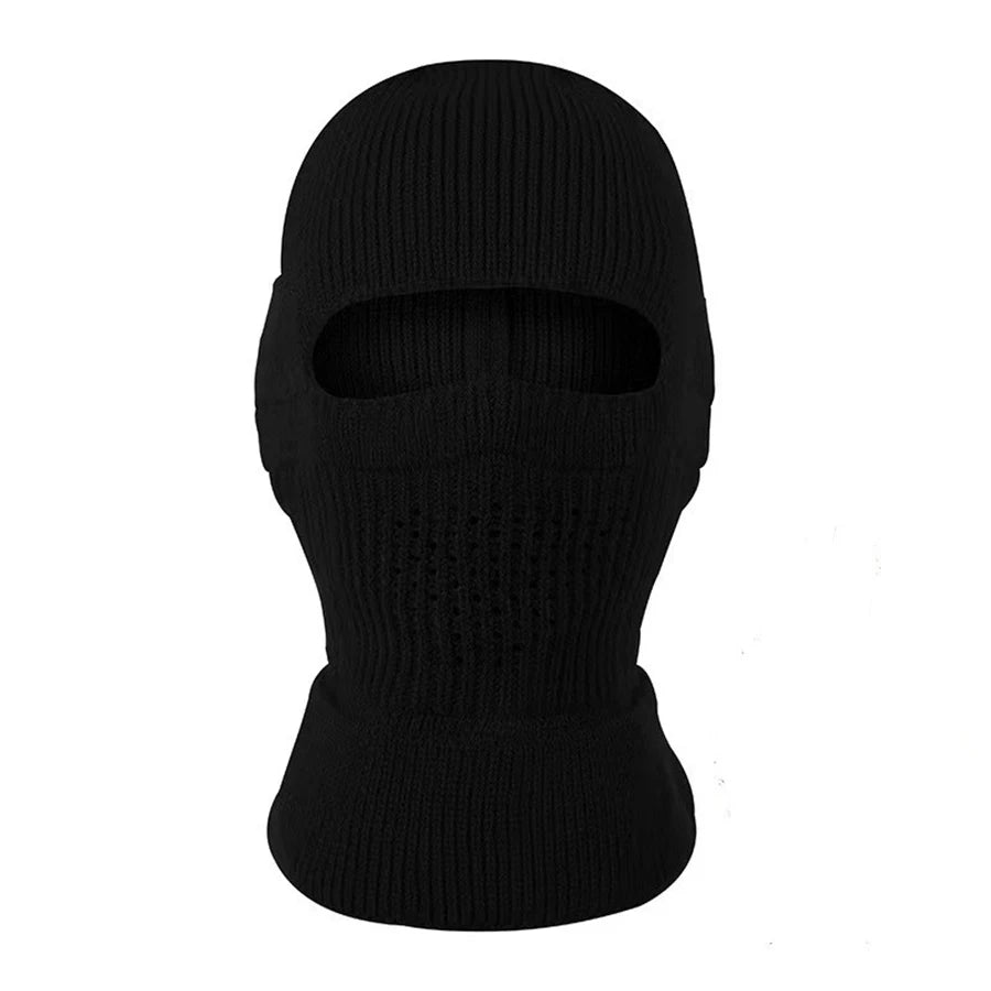 Mask Beanies Hat Men Full Face Cover Pullover Cap Winter Balaclava Knitted Hat Outdoor Cycling Motorcycle Ski Full Face Mask Hat