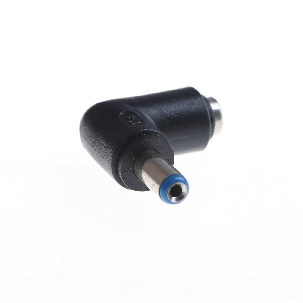 1/2pcs 90 Degree 5.5*2.1 Mm Male Jack To 5.5*2.1Mm Female Plug Right Angle Dc Power Connector Adapter Laptop