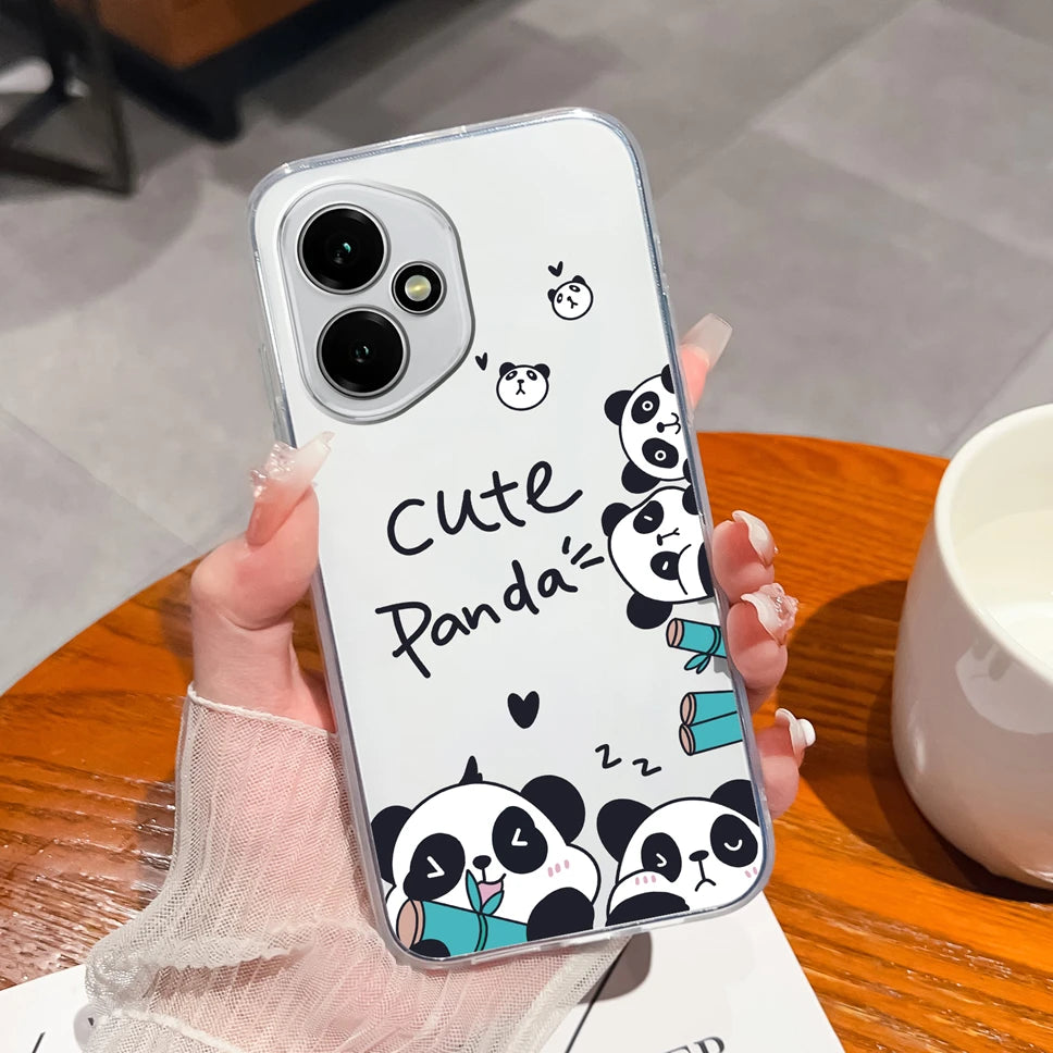 For Honor 400 Pro 5G Case Cute Astronaut Transparent TPU Soft Silicone Phone Back Cover For Honor 400Pro High Quality Funda Capa