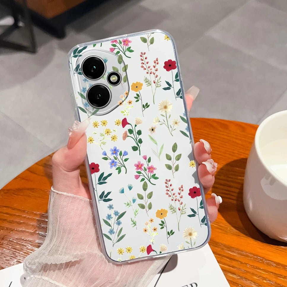 For Honor 400 Pro 5G Case Cute Astronaut Transparent TPU Soft Silicone Phone Back Cover For Honor 400Pro High Quality Funda Capa