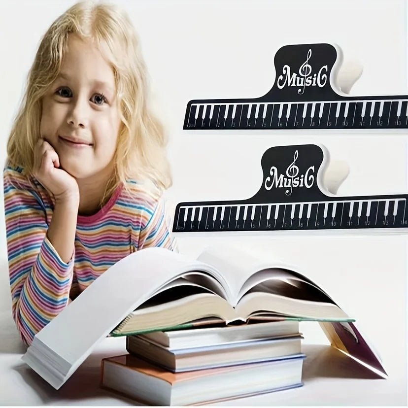 4pcs Music Book Clip, Secure Your Music Sheets with The Ultimate Music Book Clip - Perfect for Musicians,and Sheet Music Stands!
