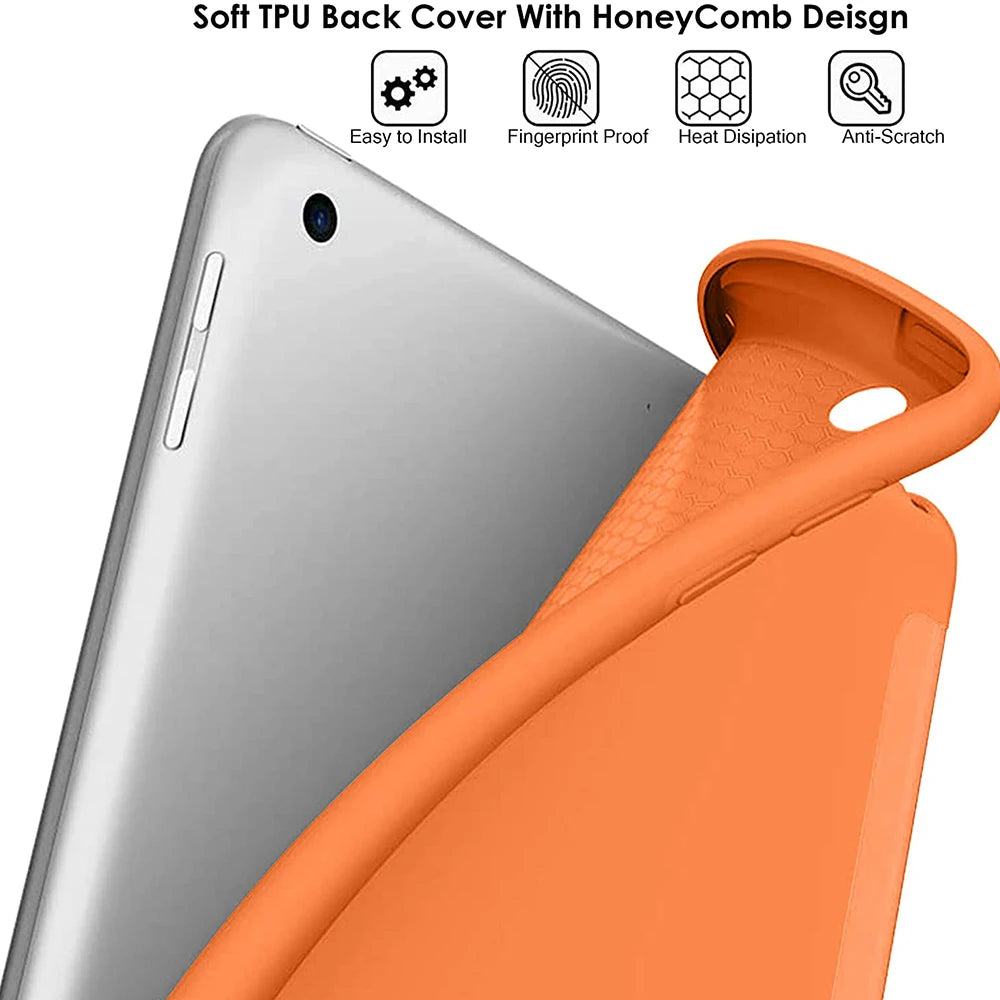 For iPad Air 4 Case Air 5 2022 Ultra Slim Stand Protective Cover 10.9 inch 2022 2020 (A2588/A2589/A2591/A2316/A2324/A2325/A2072)