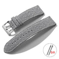 High Quality Nylon Leather Strap 20mm 22mm for Seiko for Samsung Galaxy Watch 6/5/4 Canvas Universal Quick Release Watch Band
