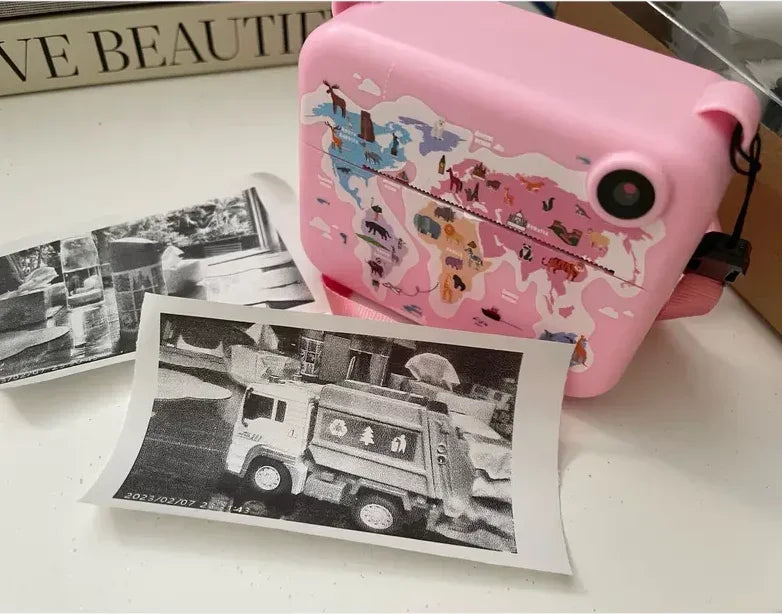 Digital Children Camera Photography Instant Print Photo Kids Video Recorder Mini Thermal Printer Video Educational Birthday Gift