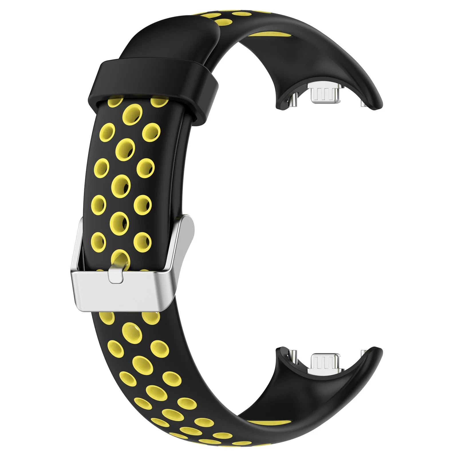 Silicone Watch Strap For Xiaomi Band 9 8 Two-Color Breathable Smart Watchband Replacement Bracelet for Xiaomi Mi Band 8 9 Strap