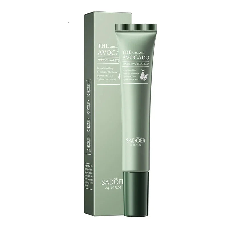 SADOER Avocado Eye Cream Anti Wrinkle Dark Circles Eye Bag Firming Moisturizing Tender Eye skincare Beauty Health Skin Care