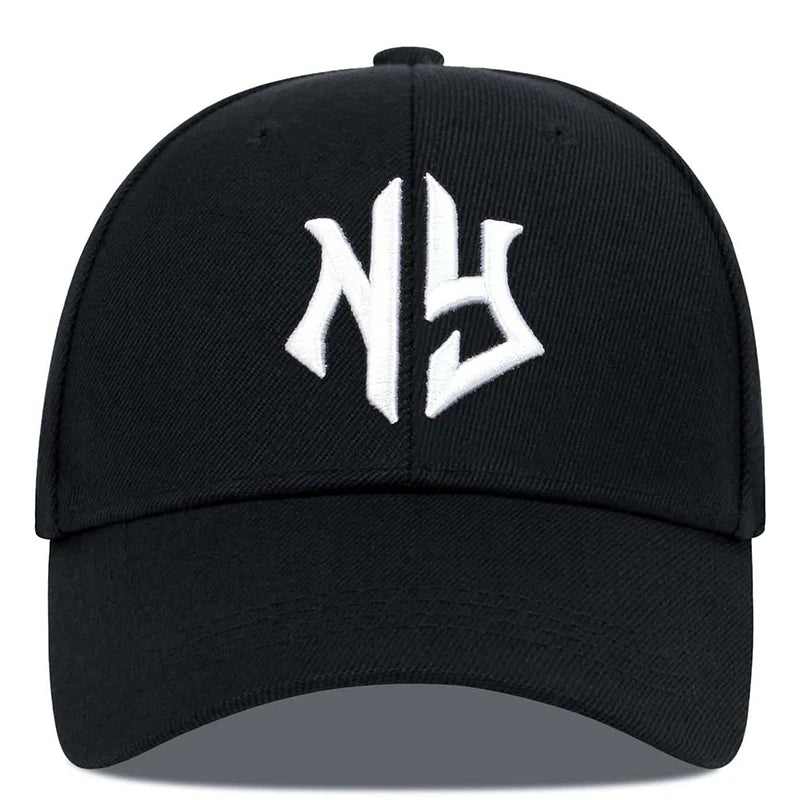 Unisex Letter NG Embroidery Side NYC NEW WORK Baseball Caps Spring and Autumn Outdoor Adjustable Casual Hats Sunscreen Hat