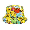 Cute Cartoon Duck Print Bucket Hat for Women Men Fashion Decorate Panama Summer Outdoor Travel Sunscreen Fisherman Hats Hip Hop