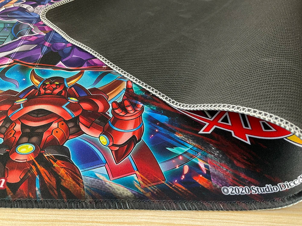 YuGiOh D/D/D Zero Doom Queen Machinex Playmat DIY AkabaReiji TCG CCG Deviser King Deus Machinex Trading Card Game Mat Mouse Pad