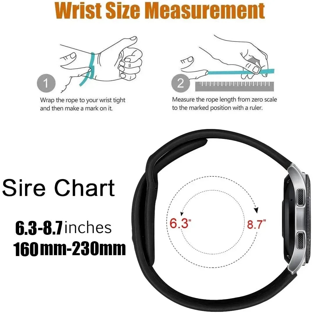 20mm/22mm Watch strap For Amazfit GTS 4-3-2e Mini/GTR 4-3-2 47mm/GTR 2e/stratos 3 sport Silicone Bracelet Amazfit Bip 6/5/3 pro
