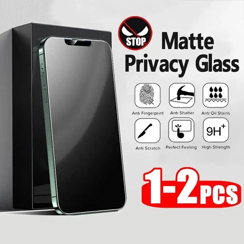 1-2PCS Matte Privacy Ceramic Screen Protector For Xiaomi Redmi Note 13 12 11 10 Pro 9 8 13C Mi 11T Poco F3 F5 M6 M5 X5 X6 X3 NFC