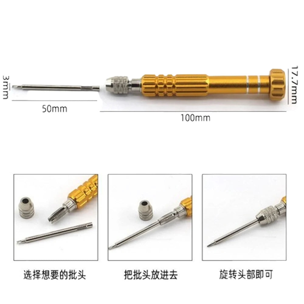 13 in 1 Precision Screwdriver Set 13Piece Screwdriver Bit for Sunglasses,Watch, Laptop, Electronics, Cellphone and Jewelry