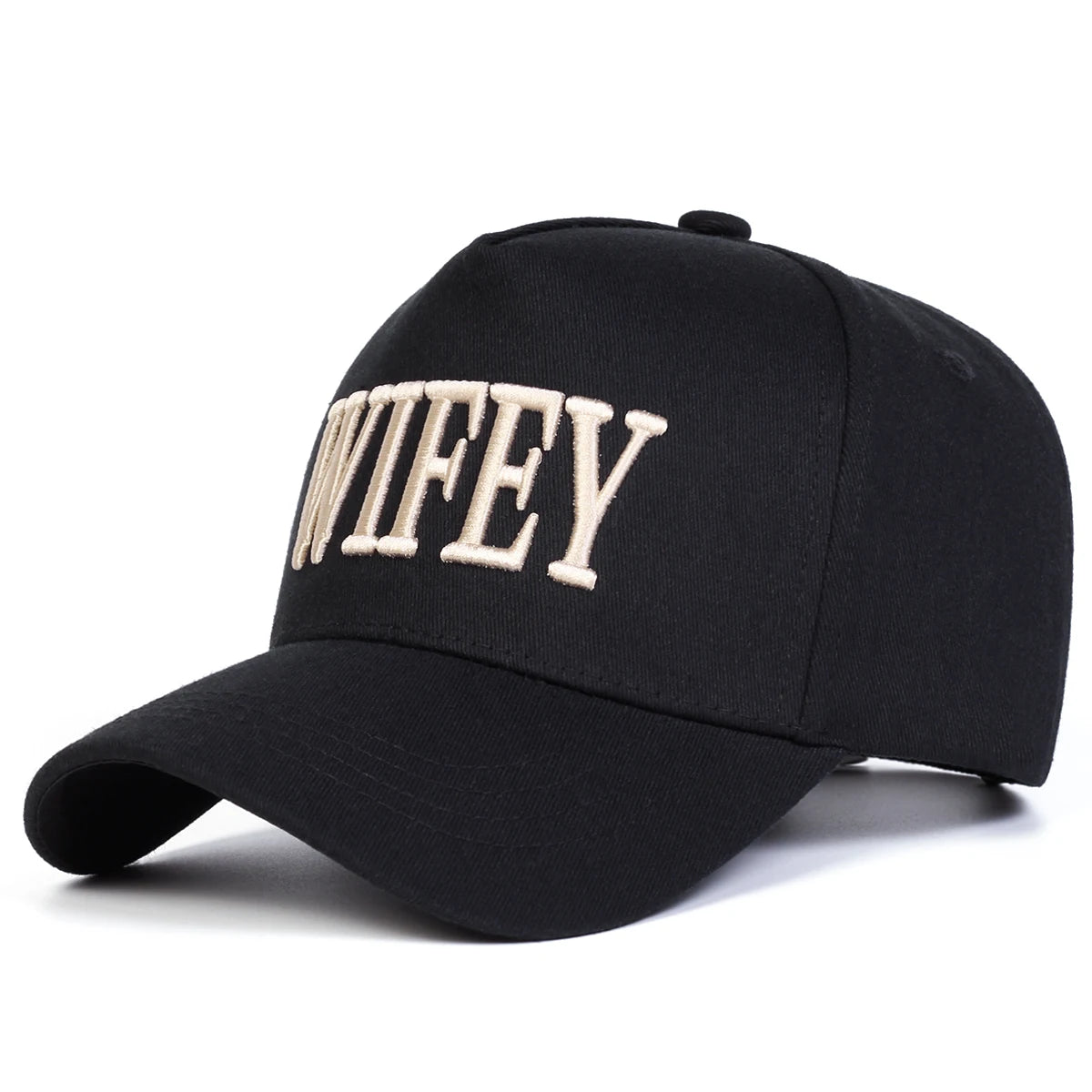 Unisex WIFEY Letter Embroidery Baseball Caps Spring and Autumn Outdoor Adjustable Casual Hats Sunscreen Hat Sports Cap