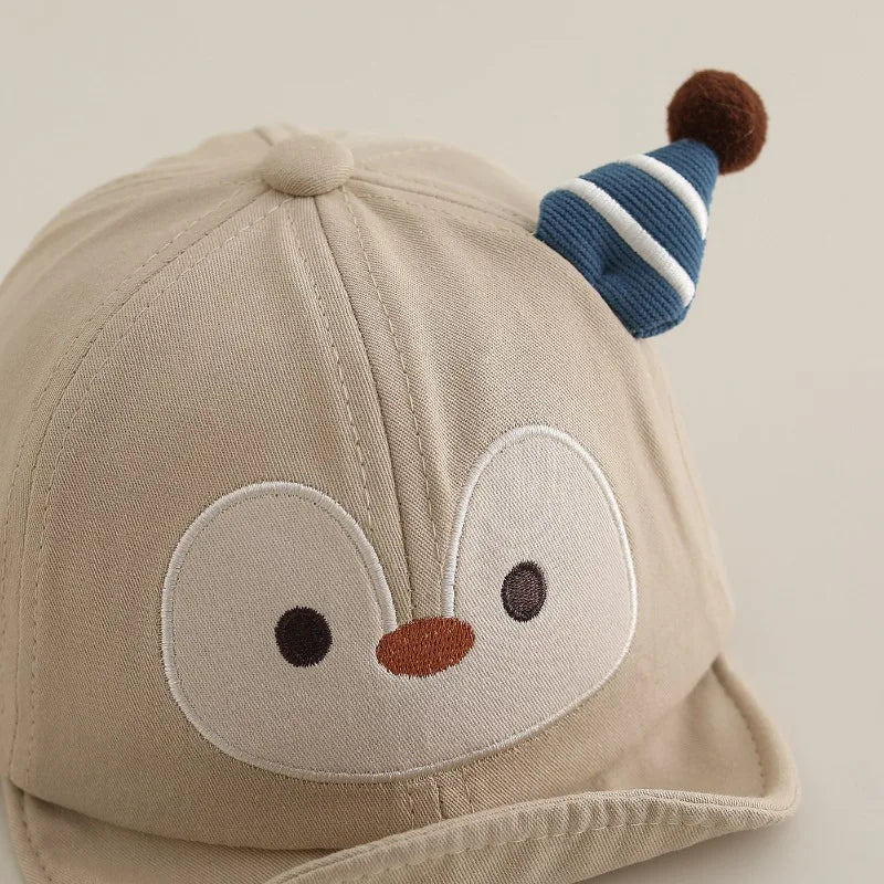 Baby Hat Spring Summer Sun Cap 48-50cm 6-24 Months Cute Duckbill Girls Boys Cap Toddler Infant Thin Sunscreen Baseball Kids Cap