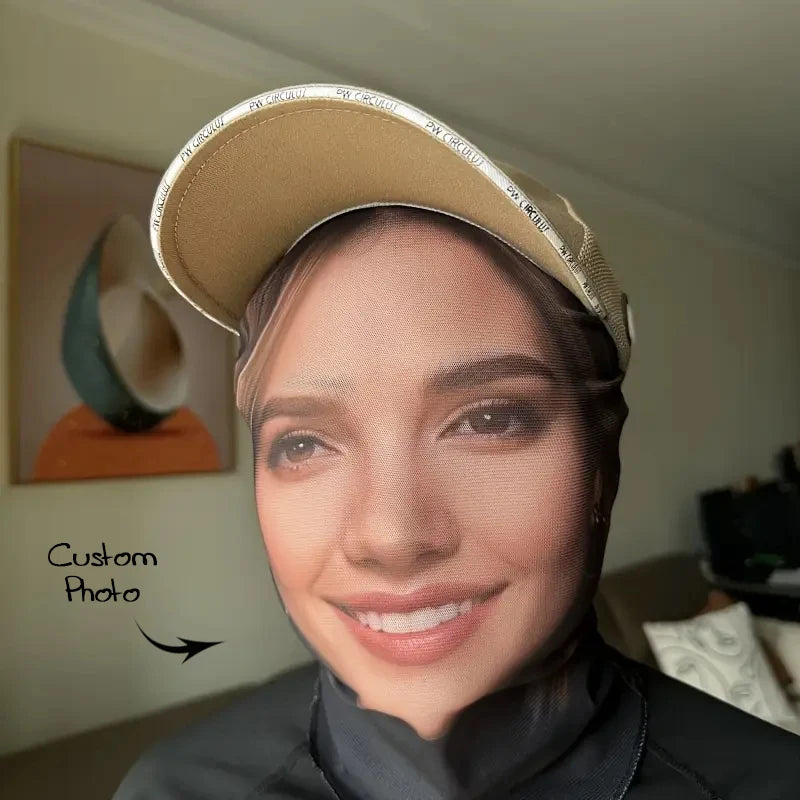 1pc Customized Photo Funny Headgear, Role-Playing Accessories, Party/Festival/Halloween Mask Decoration (Upload Facial Photo)