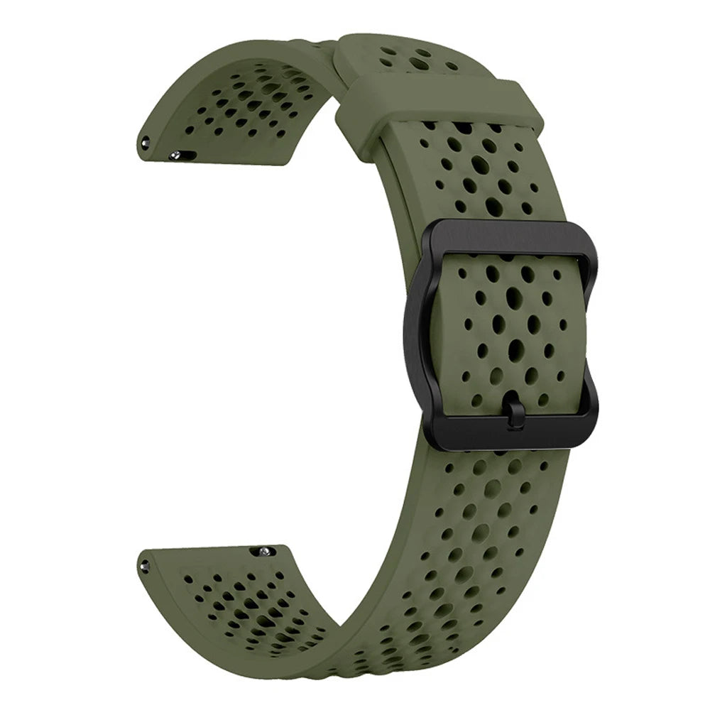 22MM Sports Silicone Watch Strap For Zeblaze Beyond 3 Pro Band Ares 3/GTR3/GTS3/Btalk3/Vibe 7/Stratos 2 3 Pro Plus Lite Bracelet