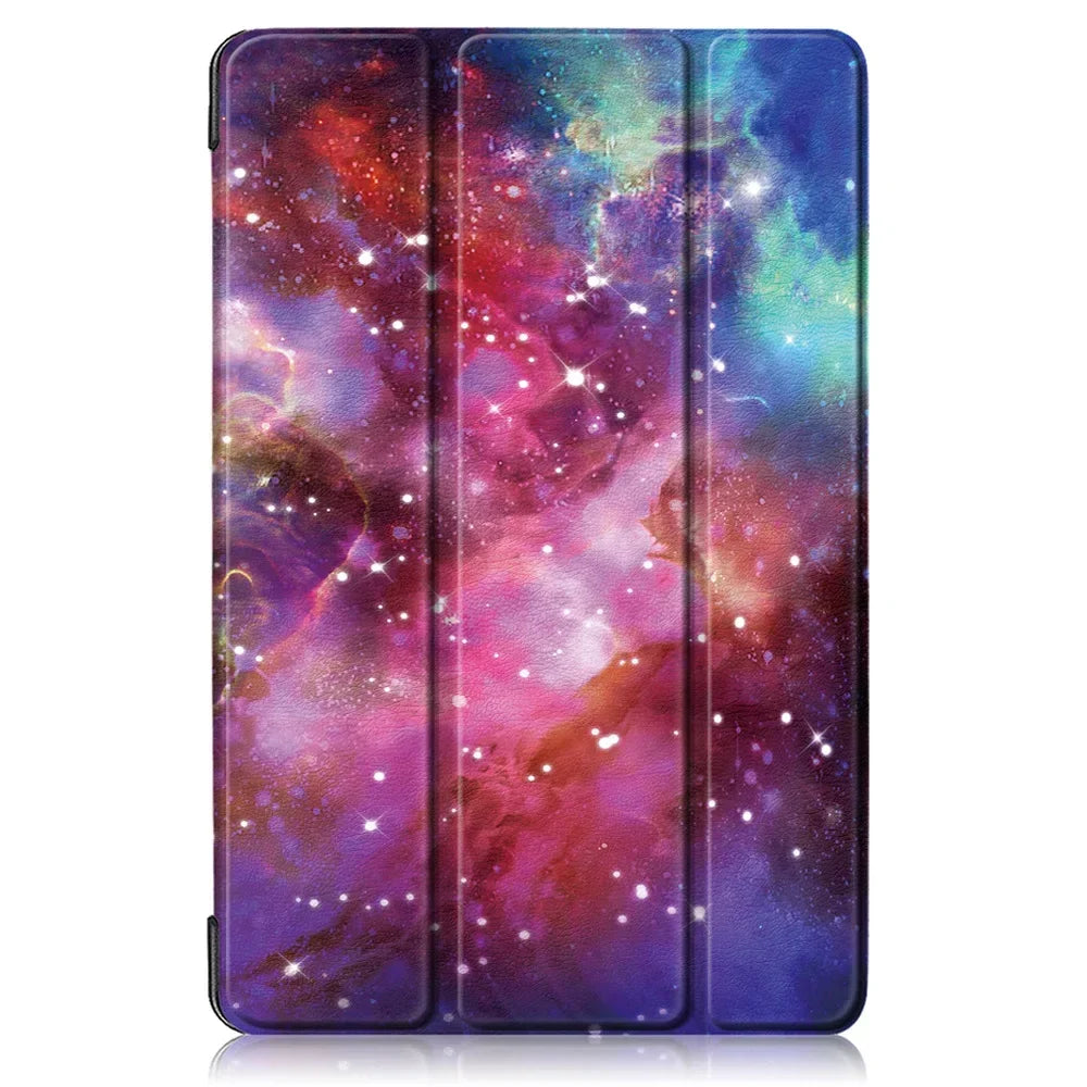 For Funda Tabwee W90 T90 11" Smart Tablet Case Tri-folded Stand  Cover with Hard Back Coque