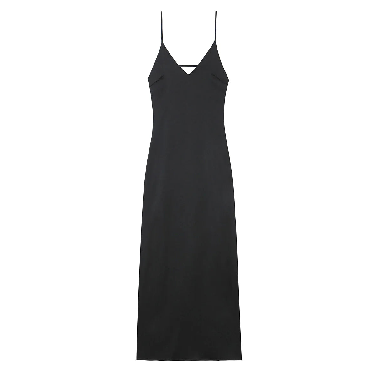 HH Summer Women Pink Stain V-Neck Sling Dress Elegant Sleeveless Loose Beach Long Dress Chic Lady Party Daily Dresses