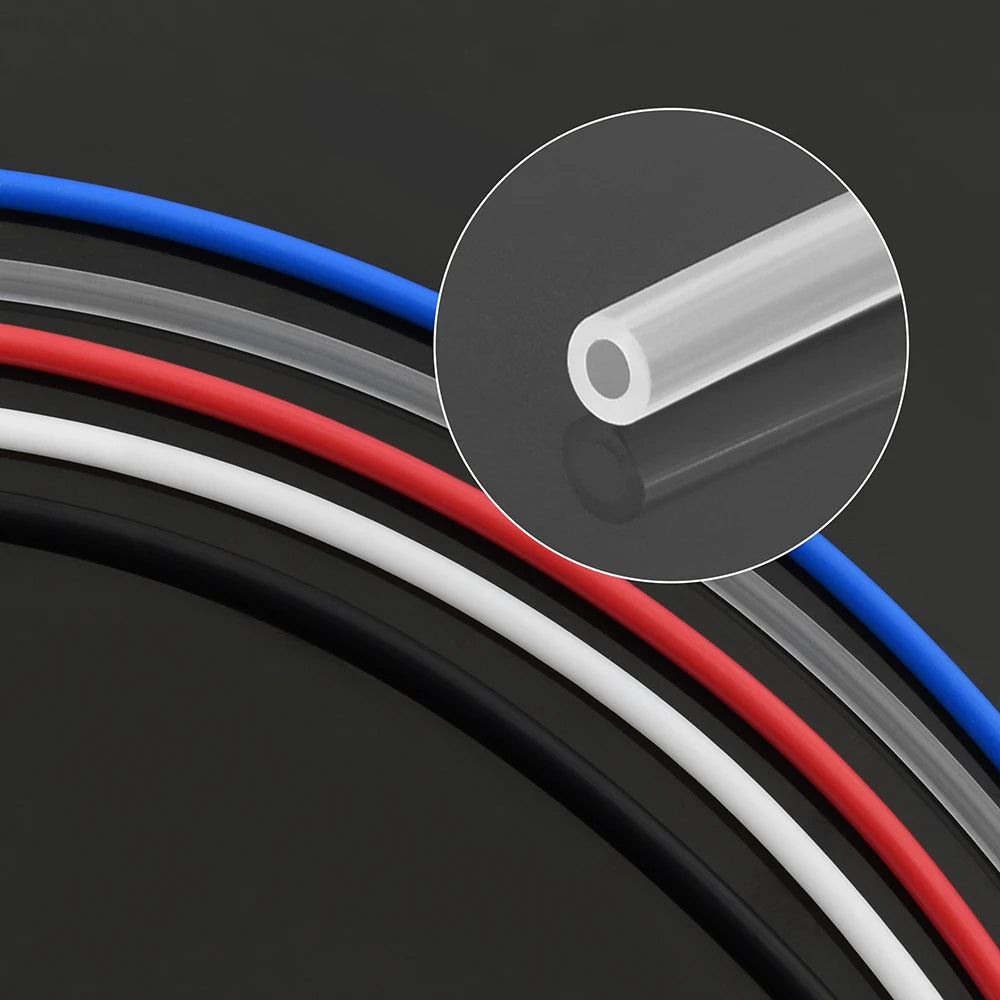 1/2/4M Bowden Extruder PTFE tube for J-head Hotend V5 V6 1.75mm Filament ID 2mm OD 4mm Teflonto pipe for Ender 3 3D Printer Part