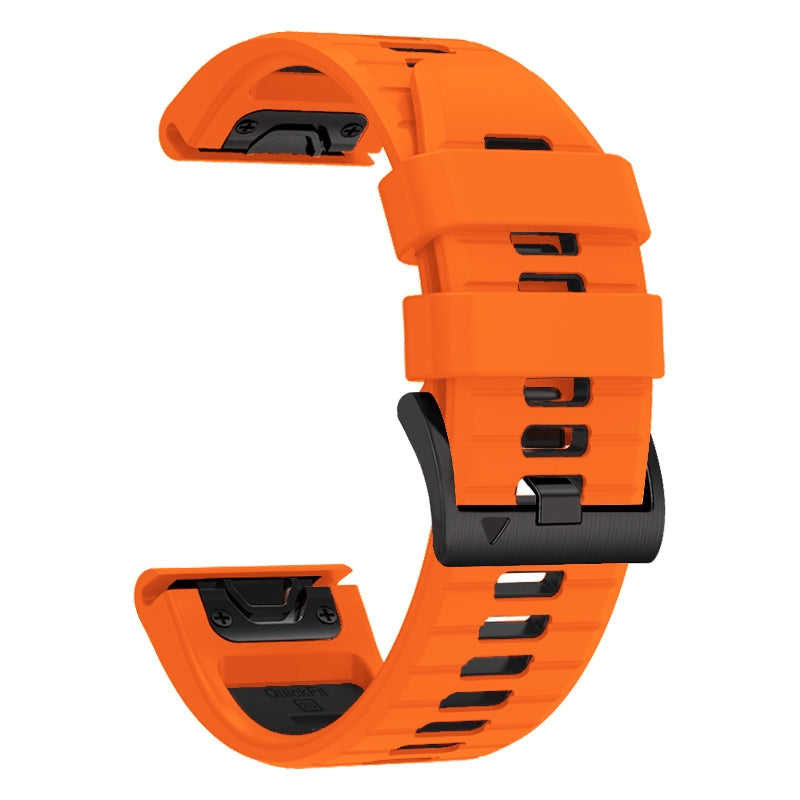 QuickFit 26mm 22mm Strap For Garmin Fenix 7X 7 6/TACTIX DELTA/Instinct 2X/Descent Mk2 Mk2i G1/MARQ/Enduro 2 Silicone Watch Band