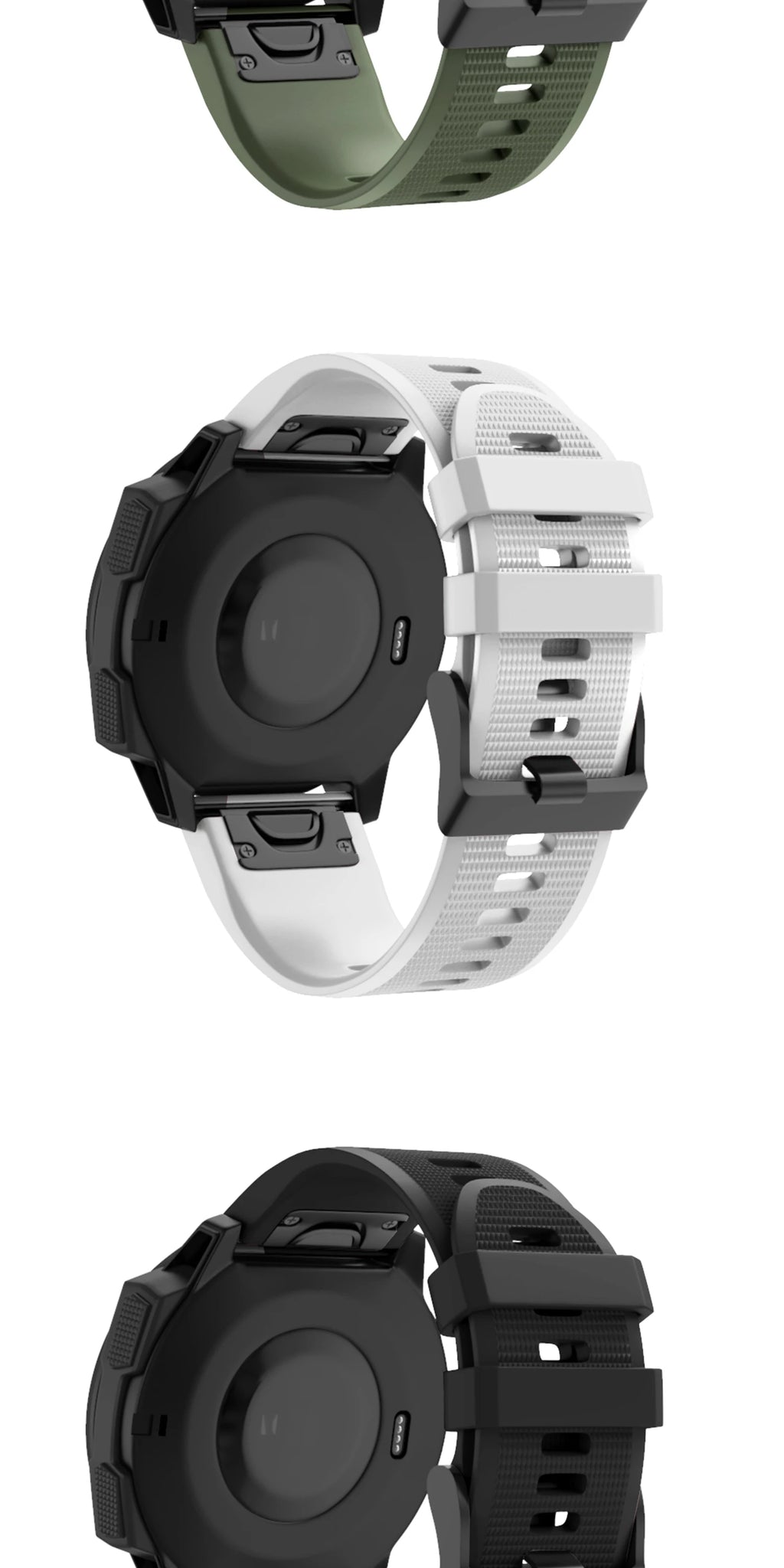 20 22 26mm Smart watch Band For Garmin Fenix 5 5x 5s Silicone Watch Strap for Fenix 6X Pro 6 6S 7X 7 7s 3HR 945 watch Wristband