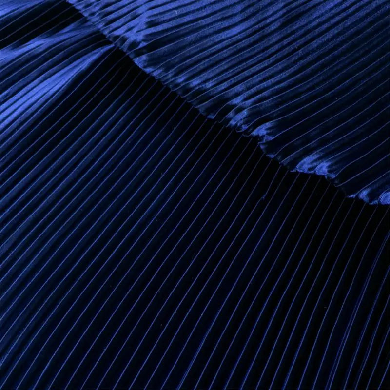 Organ Pleated Fabric Per Meter for Needlework Clothes Skirt Costume Dress Diy Sewing Designer Cloth Soft Comfortable Plain Black