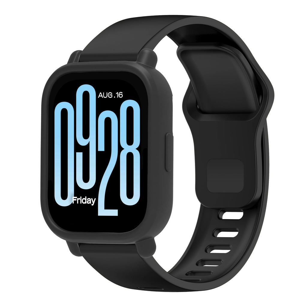 Silicone Strap For Redmi Watch 5 Active Smart Watch Band + Protective Case Shell