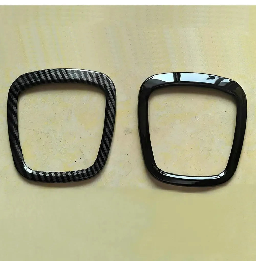 1Pcs For Audi A4 B6 B7 B8 A6 C6 A5 Q7 Q5 A3 8P S3 ABS Auto Steering Wheel Center Panel Logo Frame Decorative Circle