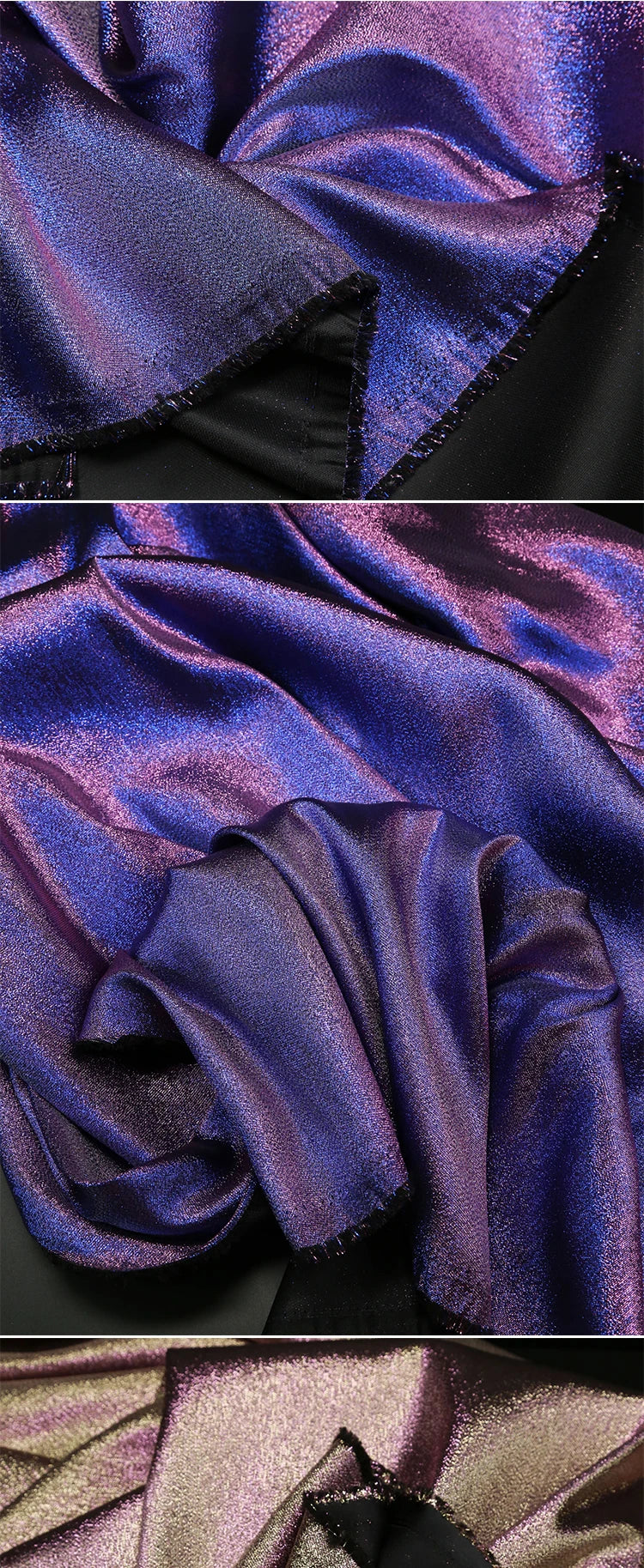 Mermaid Gradient Phantom Fabric Glitter By The Meter for Upholstery Skirts DIY Sewing Fashion Designer Cloth Breathable Textured