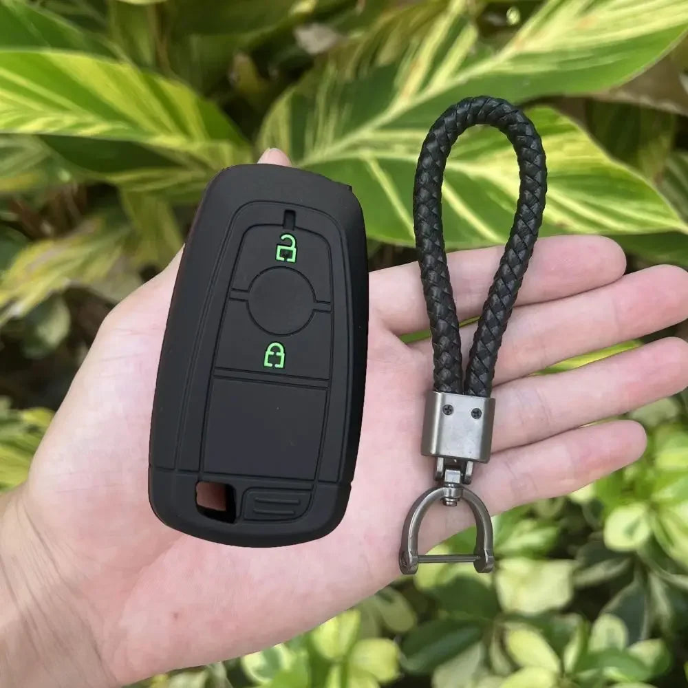 Silicone Car Key Cover Case for Ford Raptor  Ecosport Ranger F150 F250 F350 Button Remote Key