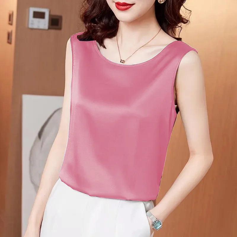 Women Summer Tanks Camis Vest Fashion Casual Sleeveless Ladies Street  Tanks Tops Tees Hotsweet B3164