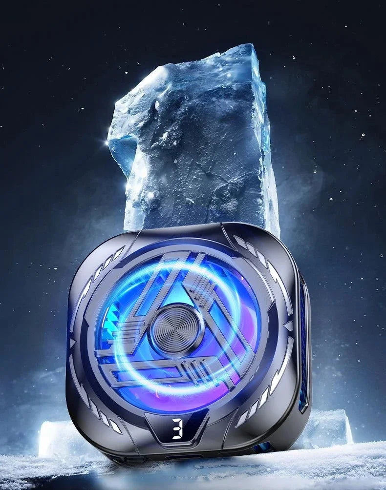 Magnetic Back clip Mobile Phone Cooler Silent Semiconductor Cooling Radiator Phones The Ultimate Summer Cooling Gadget