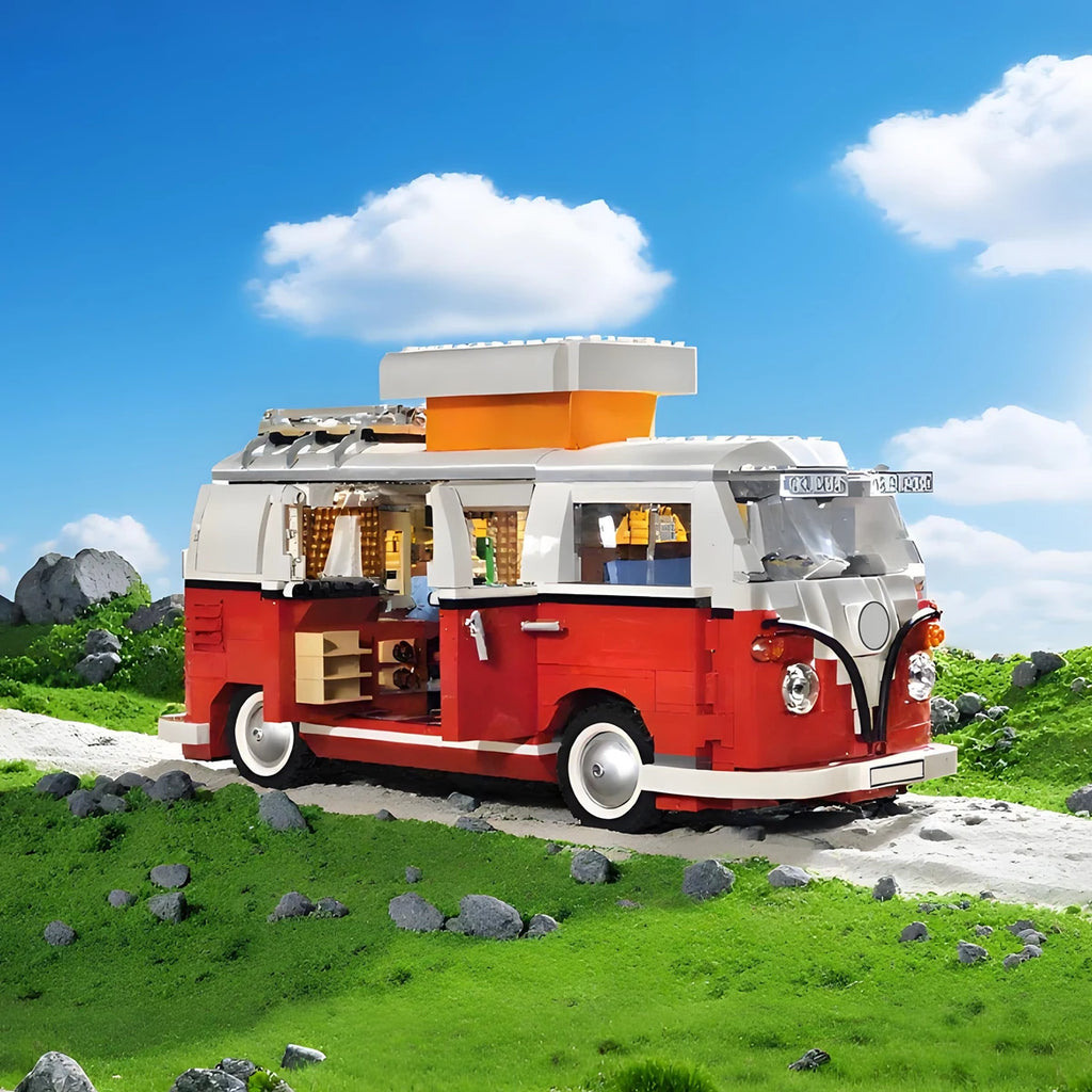 Technical Creative Travel Car Camper City Trip Vehicle Truck Party Gifts Holiday Assemble Suit