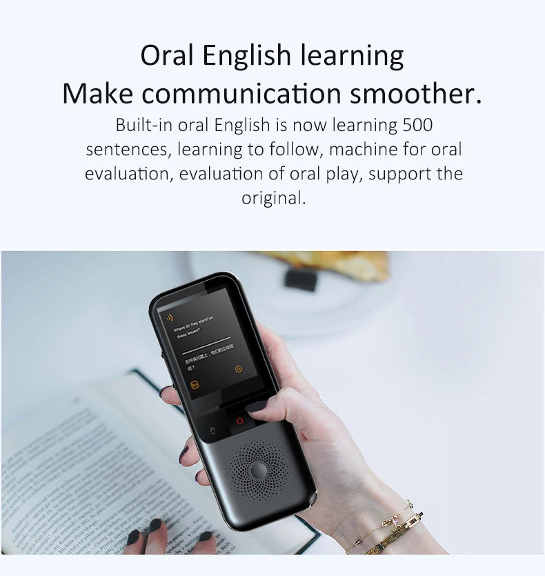 MSAI T11 Translator 138 Languages for Travel Real-time 17 Languages Offline Translation Photo 75 Languages 1500mAh 1+8GB