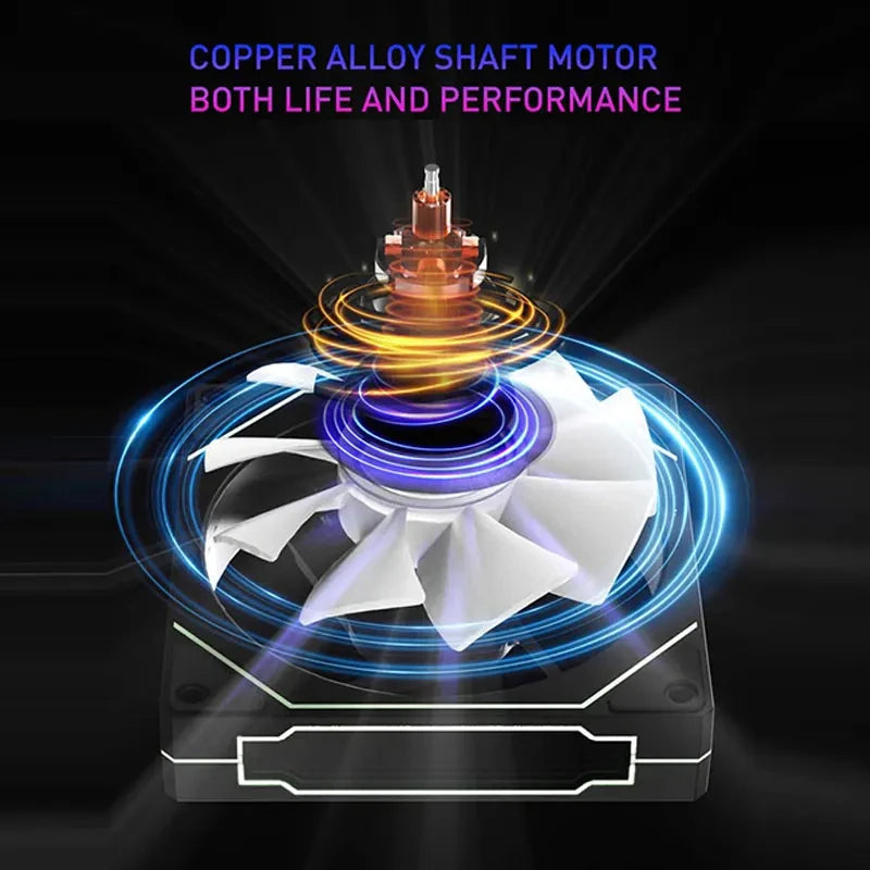 UPSIREN UF-9 PRISM 4 PRO Computer Chassis Fan，92mm ARGB 4 Pin PWM Quiet Cooling Fan 12V Large Air Volume