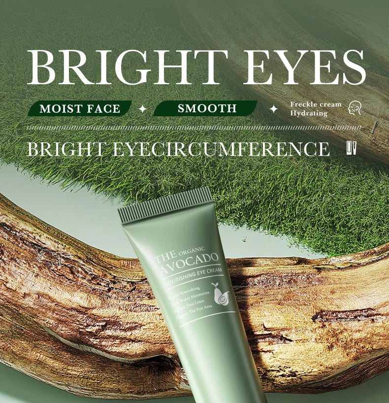 SADOER Avocado Eye Cream Anti Wrinkle Dark Circles Eye Bag Firming Moisturizing Tender Eye skincare Beauty Health Skin Care
