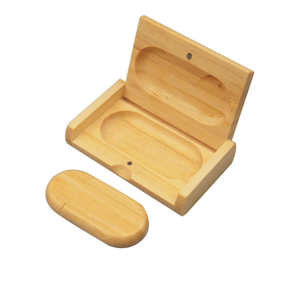 Wooden usb 2.0 with Box Usb Flash Drive Laser Engraving pen drive 4GB 8GB 16GB 32GB 64GB Pendrive for Photography wedding gifts