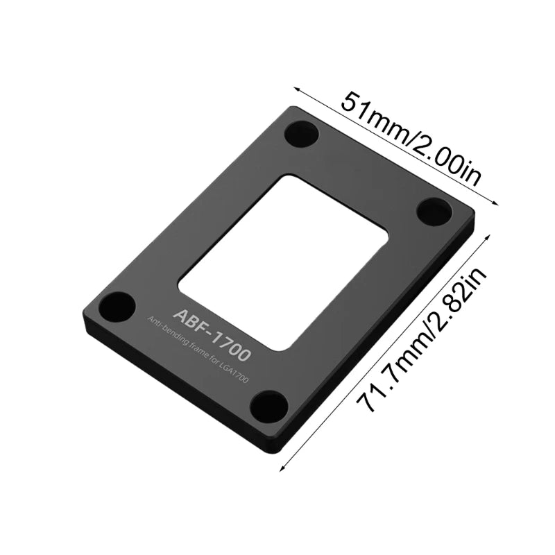 LGA1700 AntiBending Buckle Aluminum CPU Contact Frame for LGA1700 CPU Bending Correction Efficient Heat Dissipation Dropship