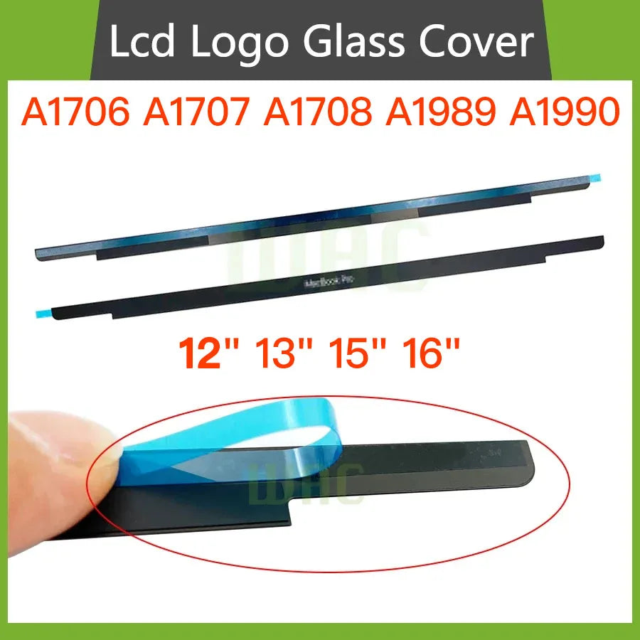 LCD Screen Glass Trim Logo Bezel Front Display Cover For MacBook Pro Air A1706 A1708 A2159 A2251A2289 A2338 A1707 A1990  A1534