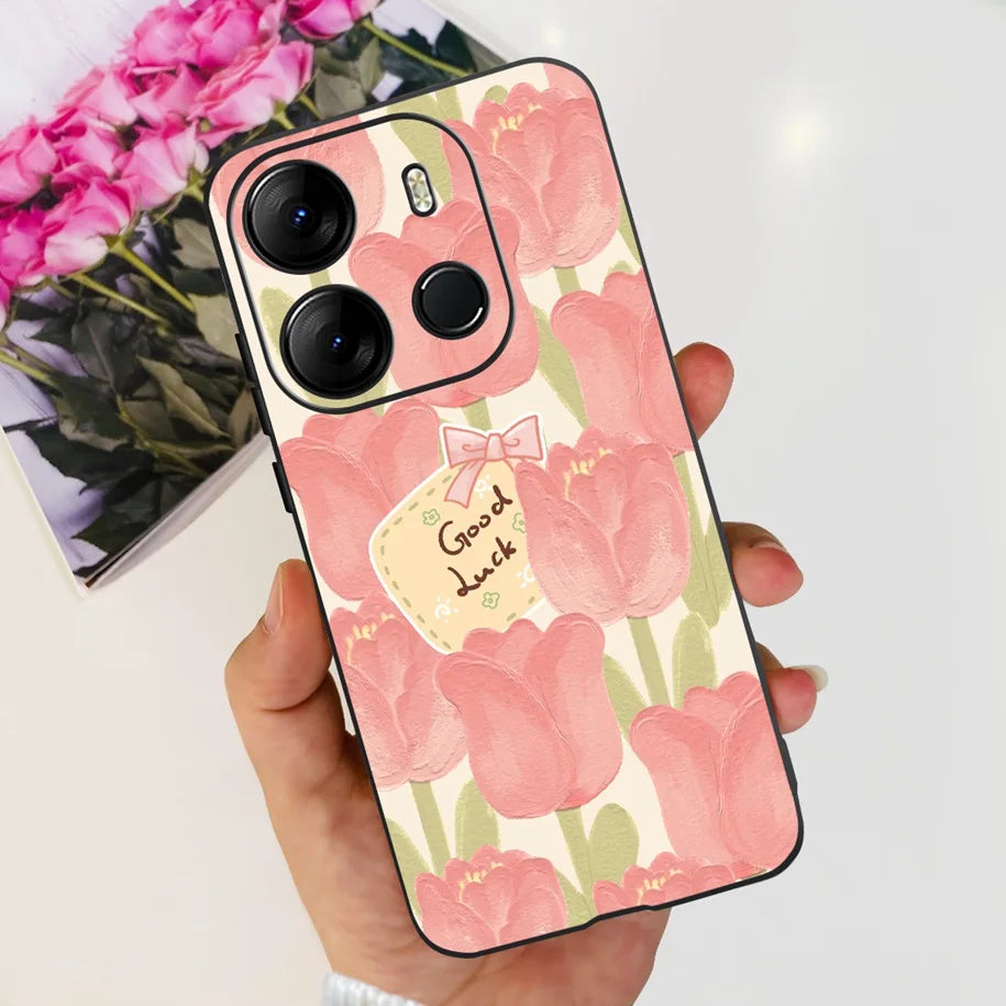 For Tecno Pop 7 Pro Pop7 Case Fashion Marble Soft Silicone Matte Coque For Tecno Spark Go 2023 Funda Pop7Pro BF6 BF7 BF7h Bumper