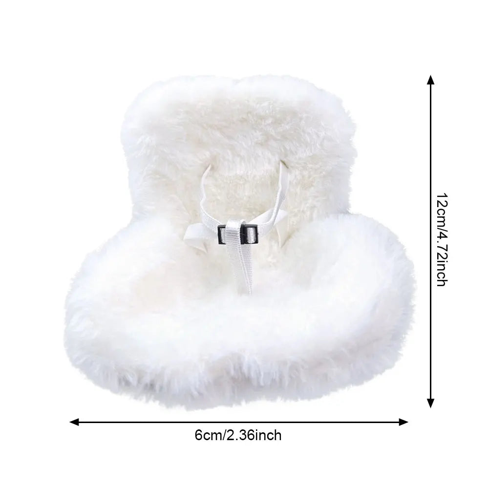 Car Ventilation Safety Seat Plush Safety Seat Car Air Outlet Decoration Doll Safety Seat Car Interior Decoration for 17cm Dolls